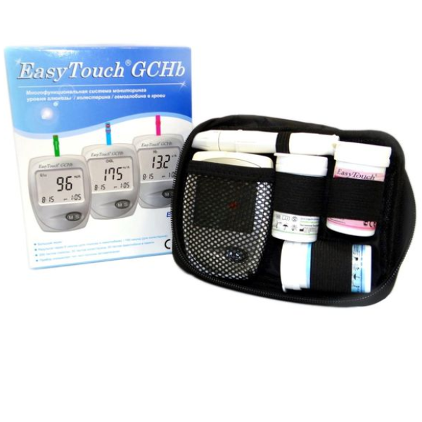 Gliukozės, cholesterolio ir hemoglobino matuoklis EasyTouch® GCHb