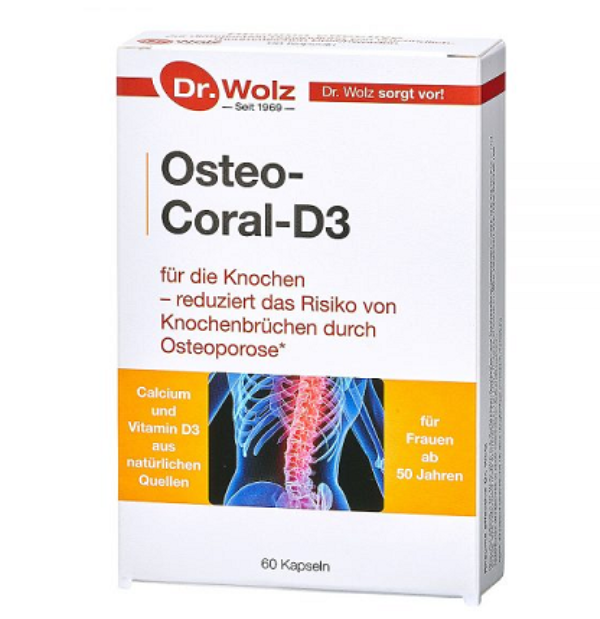 DR. WOLZ OSTEO-CORAL-D3, N60