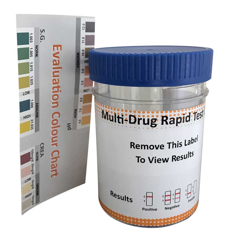 ACRO 1-STEP Multi-Drug 10 narkotikų greitojo testo indelis su klastojimu (1 testas)