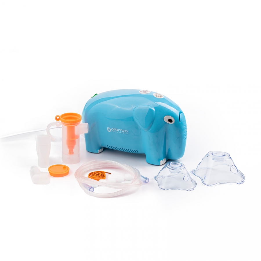Inhaliatorius ORO-NEB BABY rausvas/mėlynas