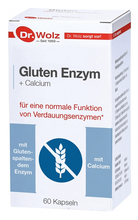 Maisto papildas beglitiminei dietai Gluten Enzym + Calcium