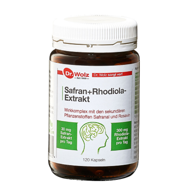 DR. WOLZ SAFRAN+RHODIOLA EXTRACT, KAPS. N120